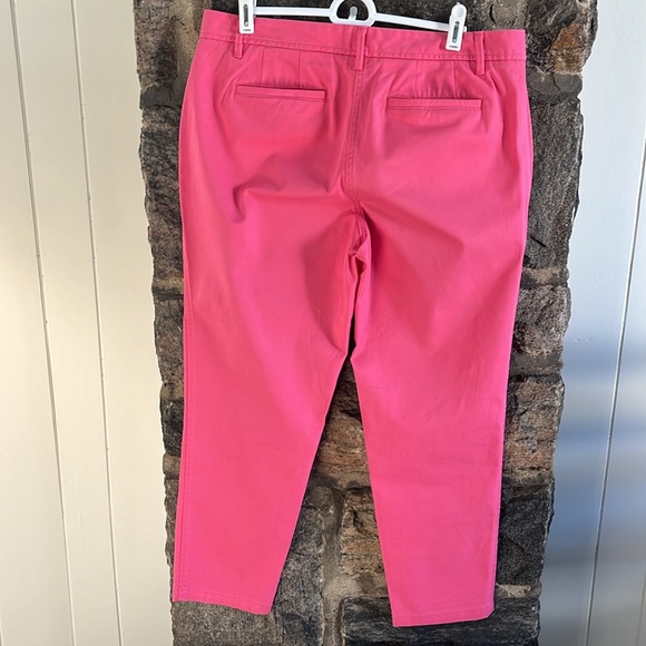 TALBOTS 10P RELAXED CHINO DARK PINK - Picture 3 of 3